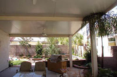 Alumawood Maxx Panel Solid Top by Aladdin Patios