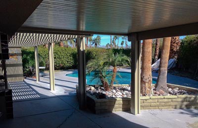 Alumawood solid top patio